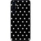 Black and White Polka Dots Galaxy S25 Skin